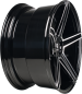Preview: mbDESIGN KV1 DC - 10,5x20 ET33 - 5x114,3 - Glanzschwarz poliert