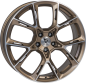 Preview: mbDESIGN KX1 - 8,5x20 ET45 - 5x112 - Bronze hell matt poliert