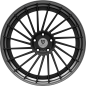 Preview: mbDESIGN VR3.2 DC - 10,5x20 ET33 - 5x112 - Schwarz stumpfmatt/Mattgrau