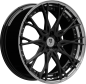 Preview: mbDESIGN KV3.2 - 9x21 ET35 - 5x112 - Schwarz stumpfmatt/Glanzschwarz poliert