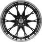 Preview: mbDESIGN KV3.2 DC - 10,5x21 ET40 - 5x120 - Schwarz stumpfmatt/Glanzschwarz poliert