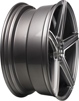 mbDESIGN KV1 - 9x20 ET25 - 5x112 - Glanzgrau poliert