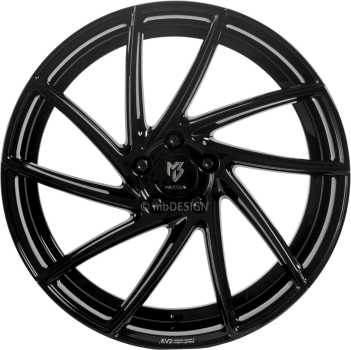 mbDESIGN KV2 - 8,5x20 ET40 - 5x115 - Glanzschwarz