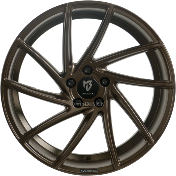 mbDESIGN KV2 - 8,5x20 ET40 - 5x115 - Bronze seidenmatt