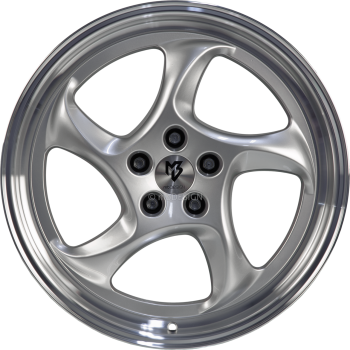 mbDESIGN TURBO - 9,5x19 ET40 - 5x112 - Glanzsilber poliert