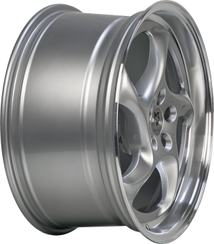 Preview: mbDESIGN TURBO - 9,5x19 ET40 - 5x112 - Glanzsilber poliert