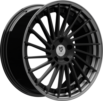 mbDESIGN VR3.2 - 9x20 ET35 - 5x112 - Schwarz stumpfmatt/Mattgrau