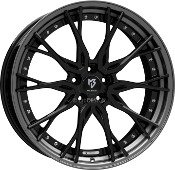 Preview: mbDESIGN KV3.2 - 9x21 ET25 - 5x112 - Glanzschwarz/Mattgrau