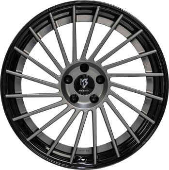 mbDESIGN VR3.2 - 9x20 ET25 - 5x112 - Mattgrau/Glanzschwarz