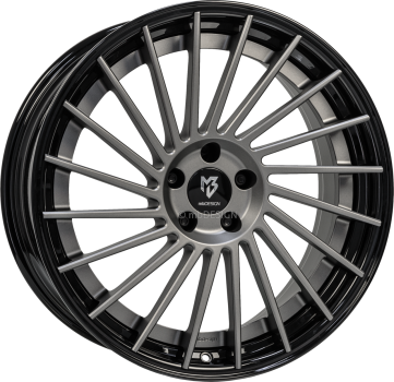 mbDESIGN VR3.2 - 9x20 ET25 - 5x112 - Mattgrau/Glanzschwarz