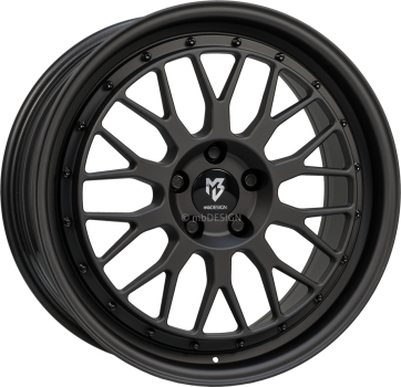mbDESIGN LV1 - 8,5x19 ET42 - 5x120 - Schwarz stumpfmatt