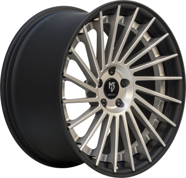 Preview: mbDESIGN VR3.2 DC - 10,5x20 ET35 - 5x120 - Champagner matt/Schwarz stumpfmatt