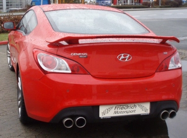 70mm Duplex SportendschalldÃ¤mpfer Hyundai Genesis Coupe