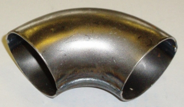 1 3/4"" Rohrbogen 90Â° kleiner Radius aluminierter Stahl