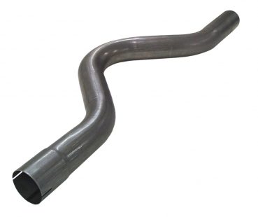 2.5"" 900mm Achsrohrbogen mit Muffe aluminierter Stahl