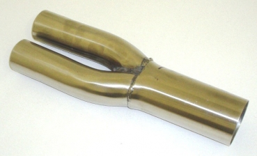 Sammelrohr 1x89mm - 2x76mm