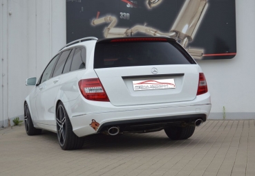 Duplex-SportendschalldÃ¤mpfer Mercedes C/S/W204 C-Klasse