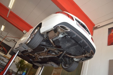 2x76mm Duplex-SportendschalldÃ¤mpfer Mercedes A/C207 E-Klasse