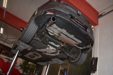 Duplex-SportendschalldÃ¤mpfer Mazda 3 (BP) 5-TÃ¼rer Frontantrieb