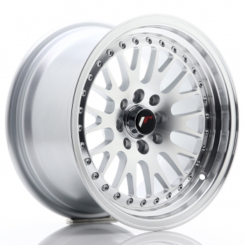 JR Wheels JR10 15x8 ET20 4x100+108 Silver Machined Face