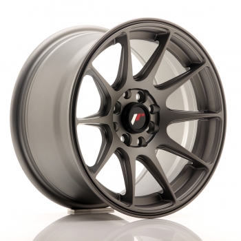 JR Wheels JR11 15x8 ET25 4x100+108 Matt Gun Metal