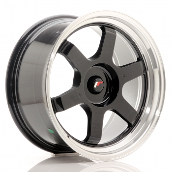JR Wheels JR12 18x9 ET25-27 Gloss Black Machined Lip