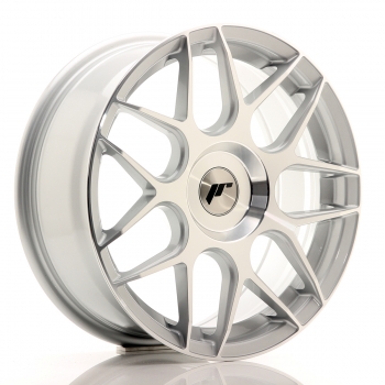 JR Wheels JR18 17x7 ET20-40 Silver Machined Face