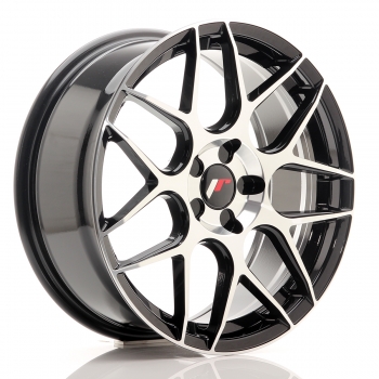 JR Wheels JR18 18x7,5 ET35-42 Gloss Black Machined Face