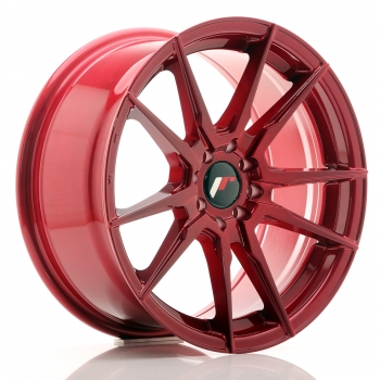 JR Wheels JR21 17x8 ET35 4x100+114 Platinum Red
