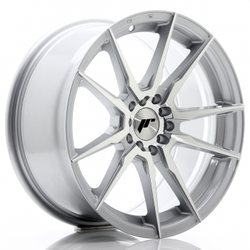JR Wheels JR21 17x8 ET35 5x108+112 Silver Machined Face