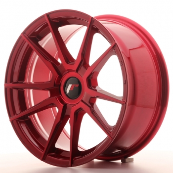 JR Wheels JR21 17x8 ET35 Platinum Red