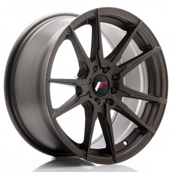 JR Wheels JR21 17x8 ET25 4x100+108 Matt Bronze