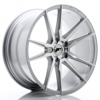 JR Wheels JR21 20x10 ET40 Silver Machined Face