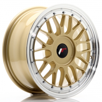 JR Wheels JR23 16x7 ET20-45 Gold Machined Lip
