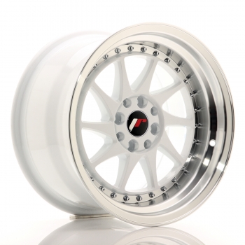 JR Wheels JR26 16x9 ET20 4x100+108 White Machined Lip