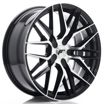JR Wheels JR28 18x7,5 ET40 Gloss Black Machined Face