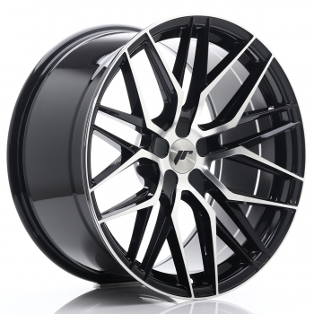 JR Wheels JR28 20x10 ET40 Gloss Black Machined Face