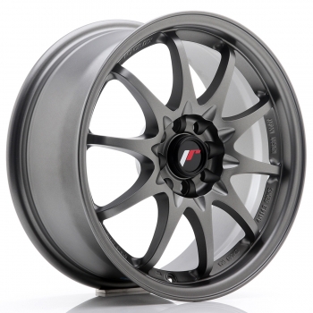 JR Wheels JR5 16x7 ET30 4x100+108 Matt Gun Metal