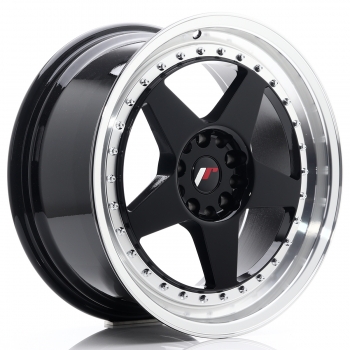 JR Wheels JR6 18x8,5 ET22 5x114,3+120 Gloss Black Machined