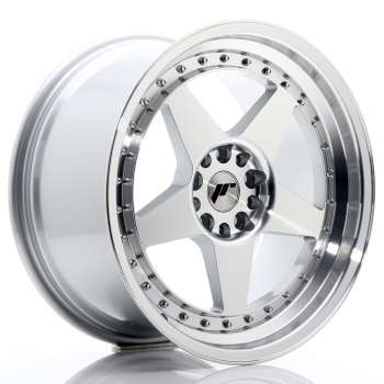 JR Wheels JR6 18x9,5 ET40 5x112+114,3 Silver Machined Face
