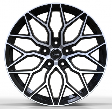 LC-P2 8,5x19 ET 30 LK 5x120 Black Machined
