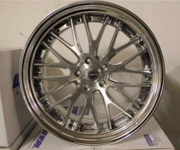 WORK GNOSIS GR204 11.0x20 ET32 5x120 72.6 / Real-Silver