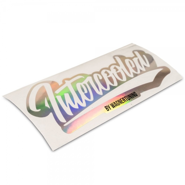 Oilslick-Sticker »Intercooled by WAGNERTUNING«