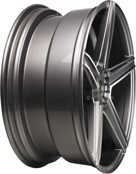 mbDESIGN KV1 - 9x20 ET25 - 5x112 - Glanzgrau poliert