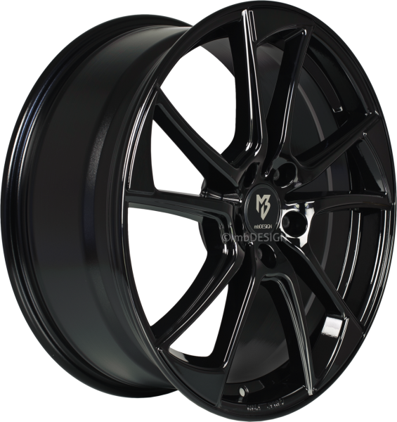 mbDESIGN mb1 - 7,5x19 ET40 - 5x112 - Glanzschwarz