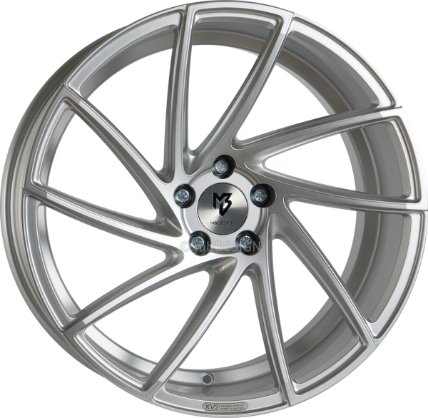 mbDESIGN KV2 - 8,5x19 ET43 - 5x112 - Silber