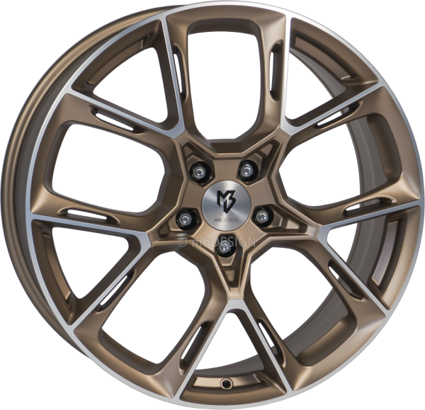 mbDESIGN KX1 - 8,5x20 ET45 - 5x112 - Bronze hell matt poliert