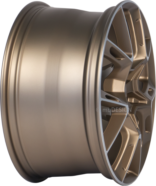 mbDESIGN KX1 - 8,5x20 ET45 - 5x112 - Bronze hell matt poliert
