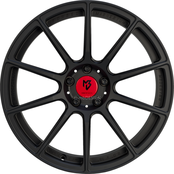 mbDESIGN MF1 - 8,5x19 ET40 - 5x114,3 - Schwarz stumpfmatt