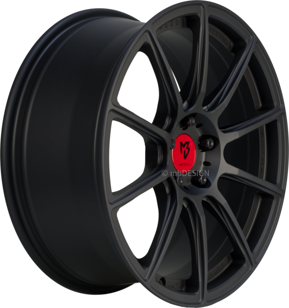 mbDESIGN MF1 - 8,5x19 ET40 - 5x114,3 - Schwarz stumpfmatt